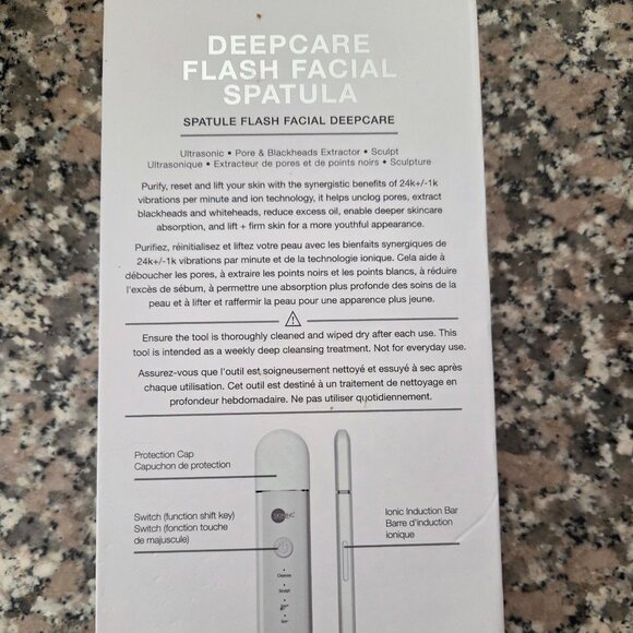 Skin Inc Deepcare Flash Facial Spatula Ultrasonic - New In Box - Picture 3 of 3